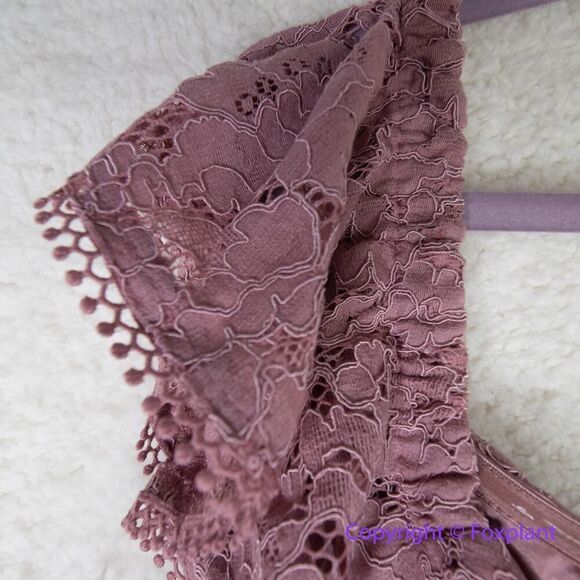 New! City Chic Women's Plus Size Angel Lace‎ Dress Rose, size 20 - Picture 6 of 16